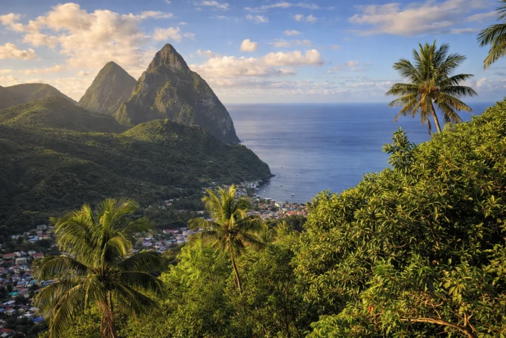 Saint Lucia Iconic Pitons